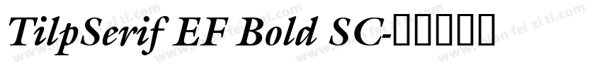 TilpSerif EF Bold SC字体转换